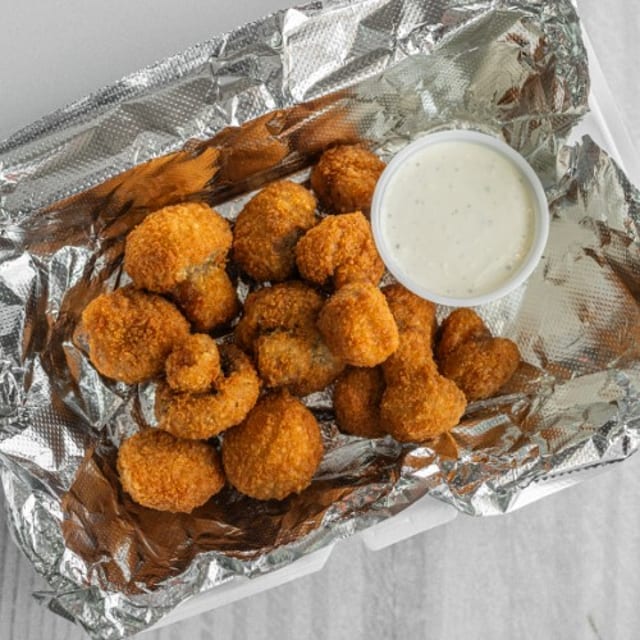 Breaded Mushrooms.