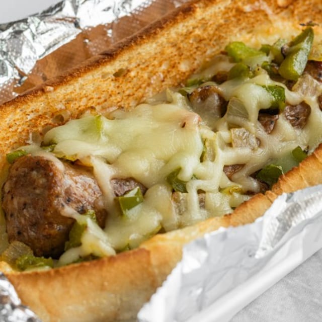 Italian Sausage Sandwich.