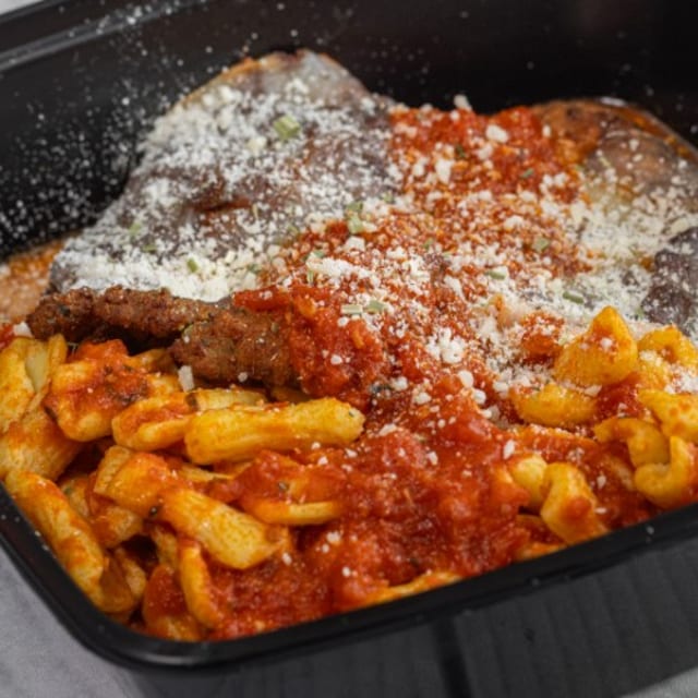 Veal Parmesan Dinner.