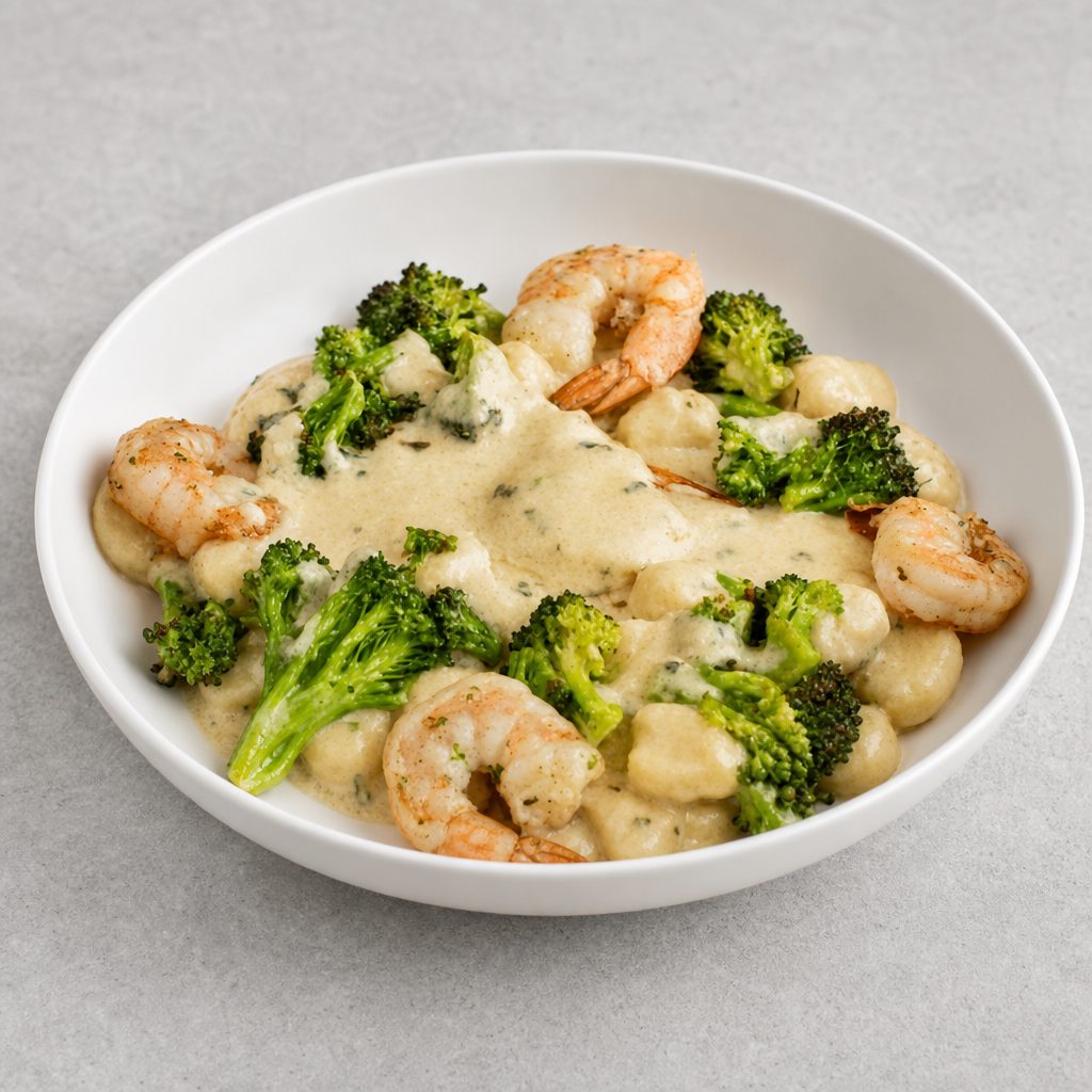 Gnocchi Broccoli Alfredo.
