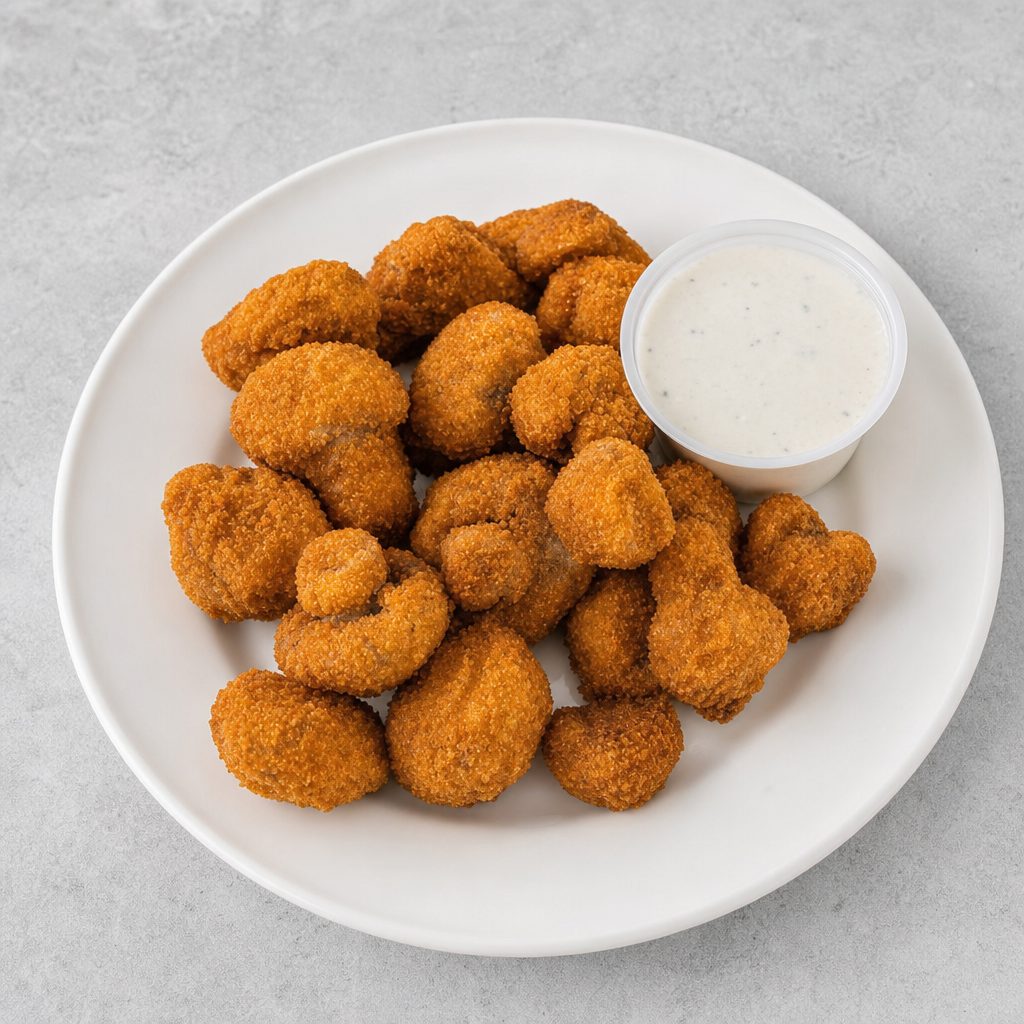 Breaded Mushrooms.