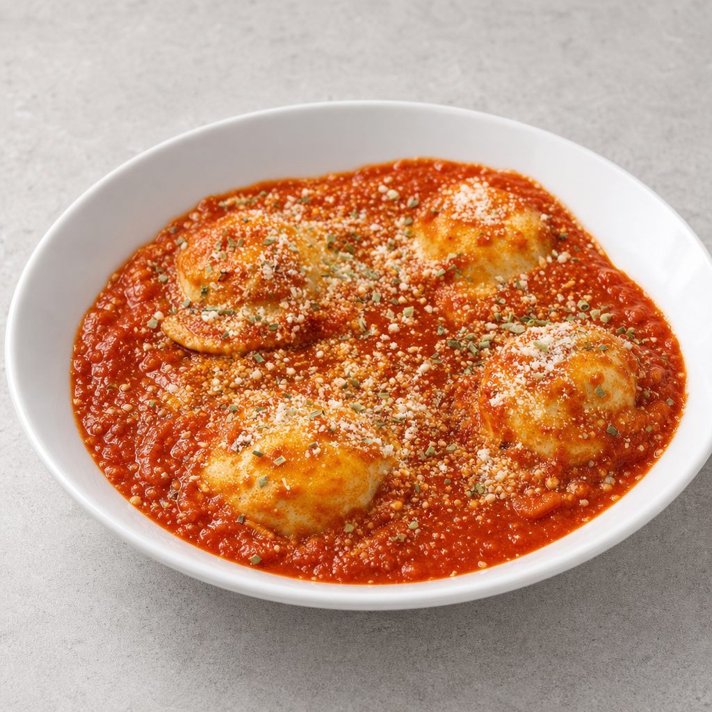 Meat Ravioli.